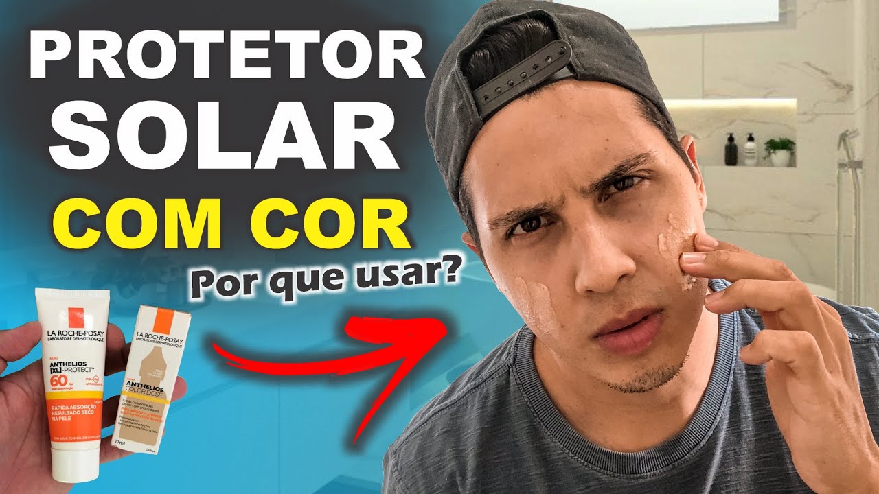 Todo homem deve usar PROTETOR SOLAR COM COR | Saiba o Porquê