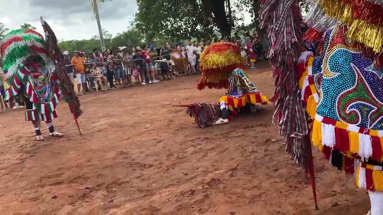 Chegada do caboclo Janderson do maracatu cambinda brasileira carnaval 2026