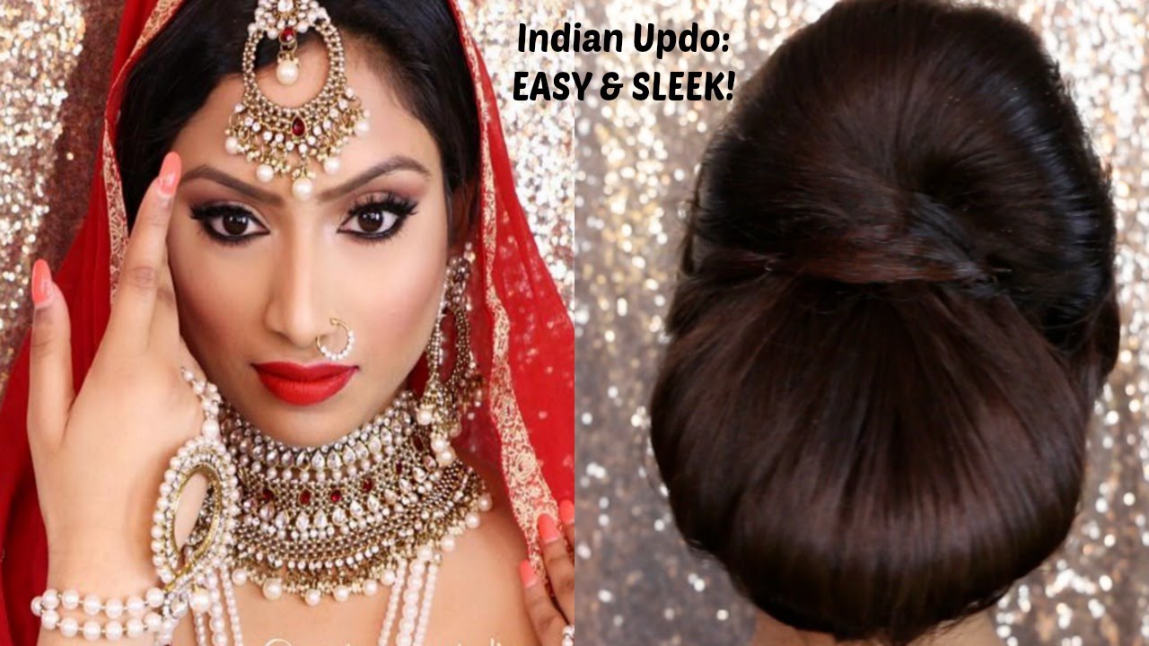 Indian Updo Easy & Sleek! | Gurp Dhaliwal