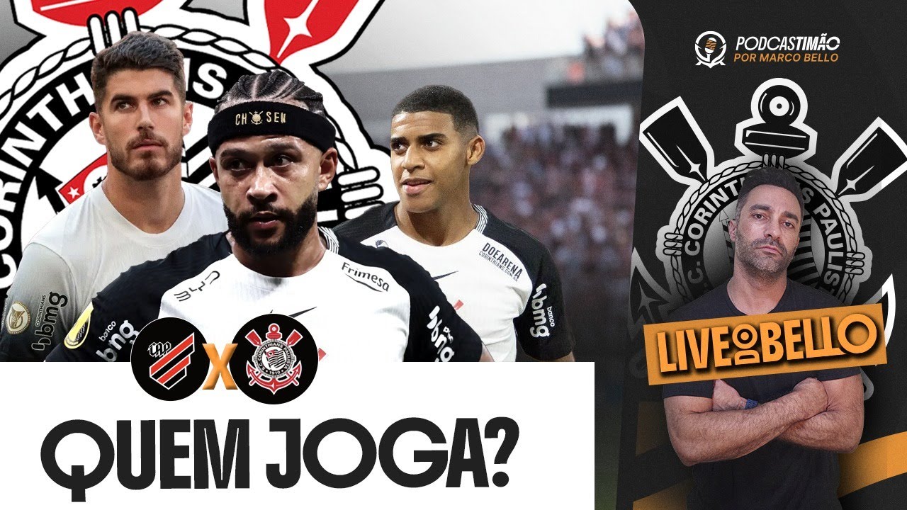 CORINTHIANS CHEGA A CURITIBA COM TITULARES, MAS DÚVIDA NO ATAQUE. QUEM DEVERIA JOGAR?