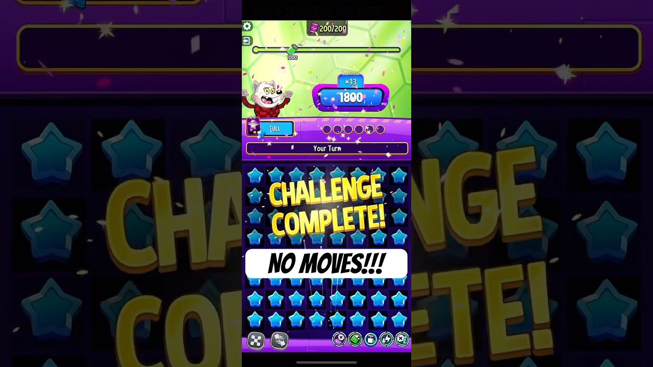 WIN MUTATION LAB SOLO WITH NO MOVES🔥 #matchmasters #solochallenge