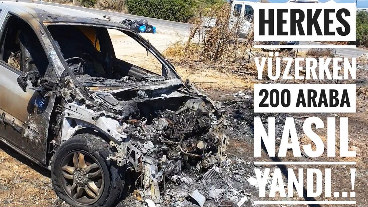 Herkes Yüzerken 200 Araba Nasıl Yandı..!