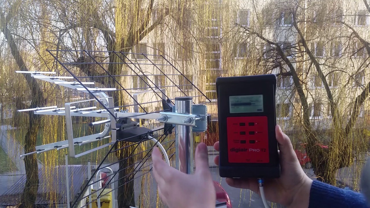 DVB-T/T2 signal measurements with digiair PRO T2 meter