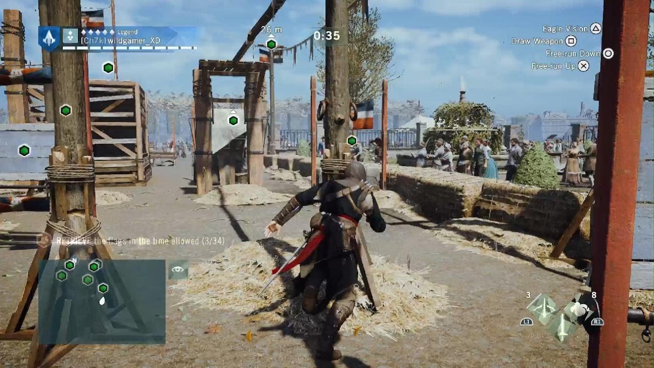 Assassin's Creed unity tournament flags guide