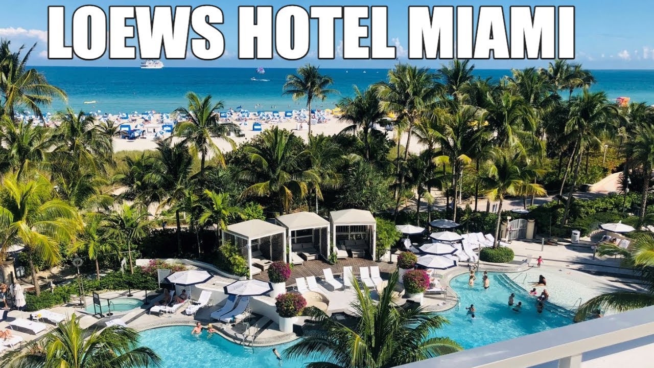 LOEWS HOTEL SOUTH BEACH MIAMI | WALKTHROUGH TOUR