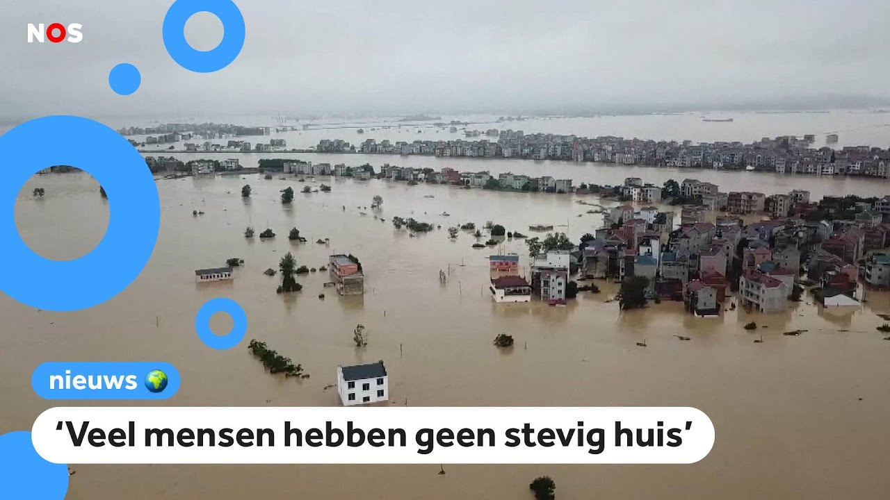 Miljoenen Chinezen hebben last van overstromingen
