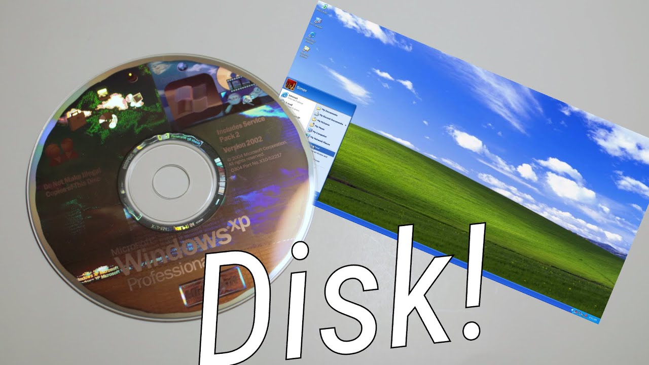 Installing Windows XP from a Physical DISK!