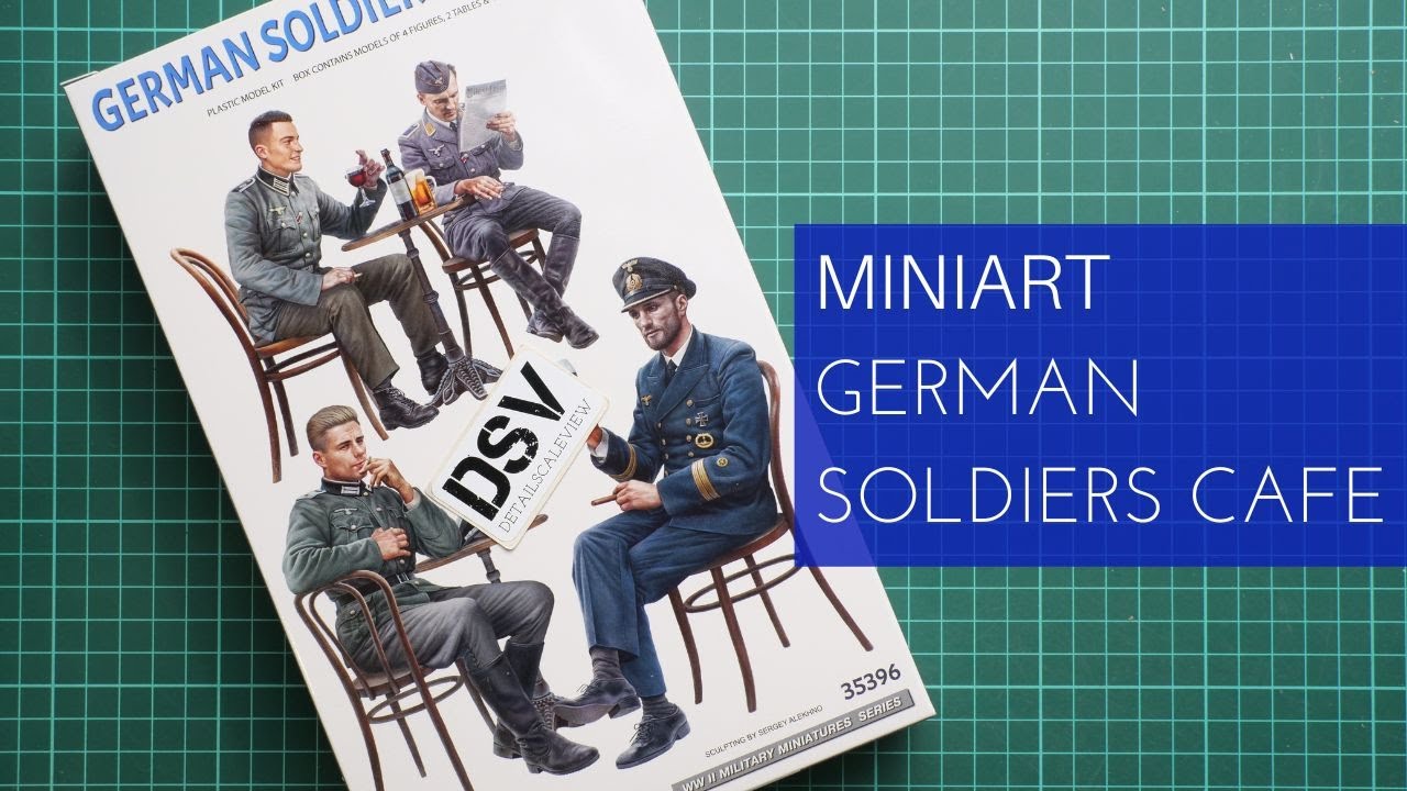 Miniart 1/35 German Soldiers in Cafe (35396) Review