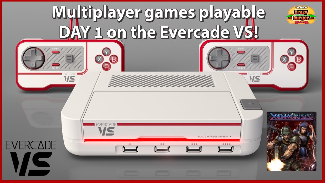 Multiplayer games - Playable DAY 1 on the EVERCADE VS!