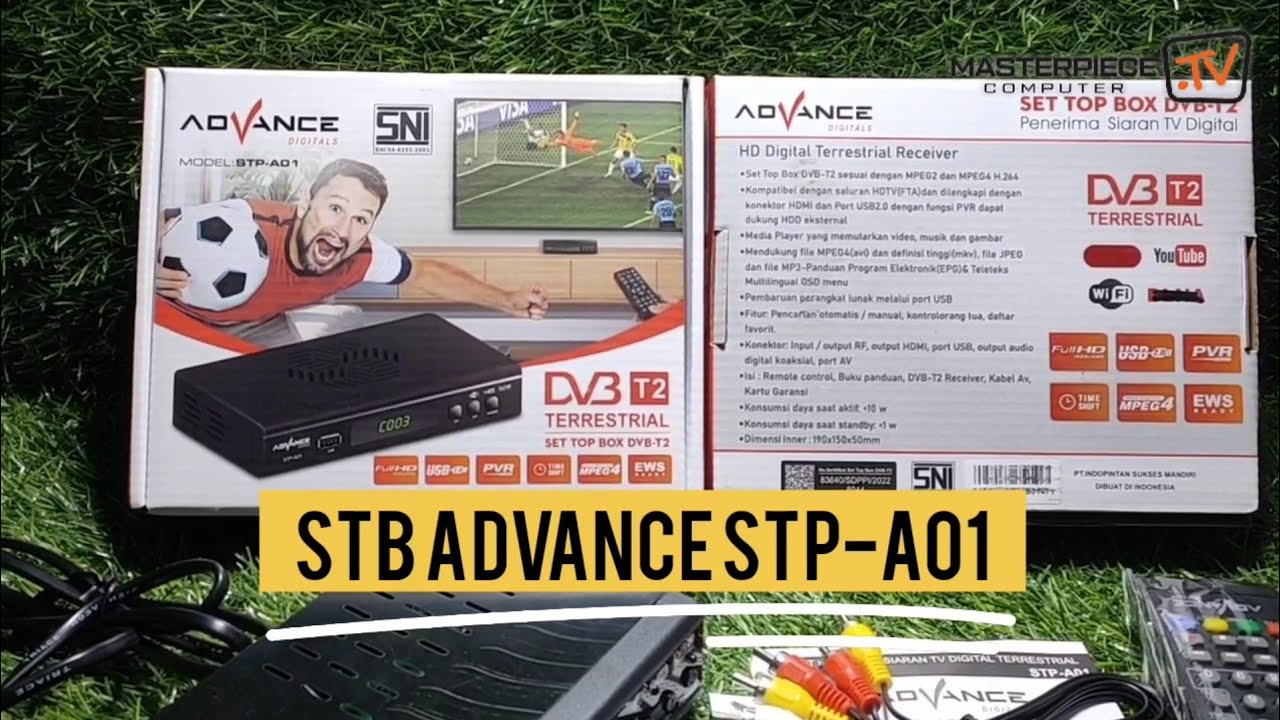 Cara Setting Set Top Box Advance STP-A01. Review STB Advance. STB Murah Tapi Tidak Murahan.