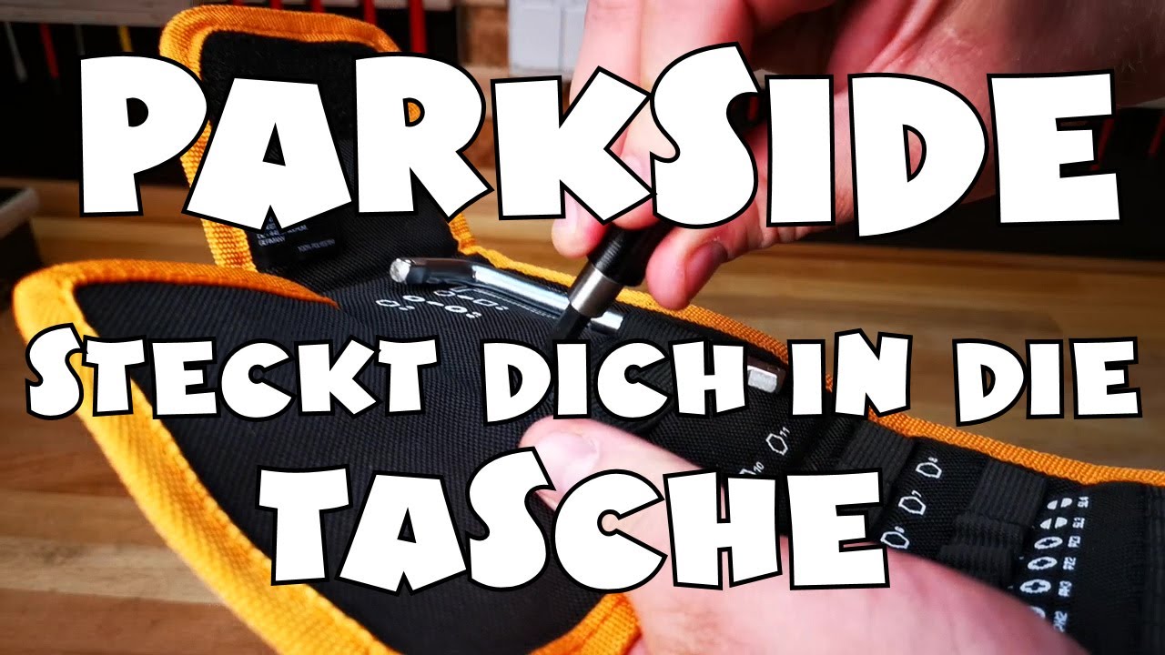 PARKSIDE Bohrer Bit und Stecknuss Set mit Tasche, 18-teilig