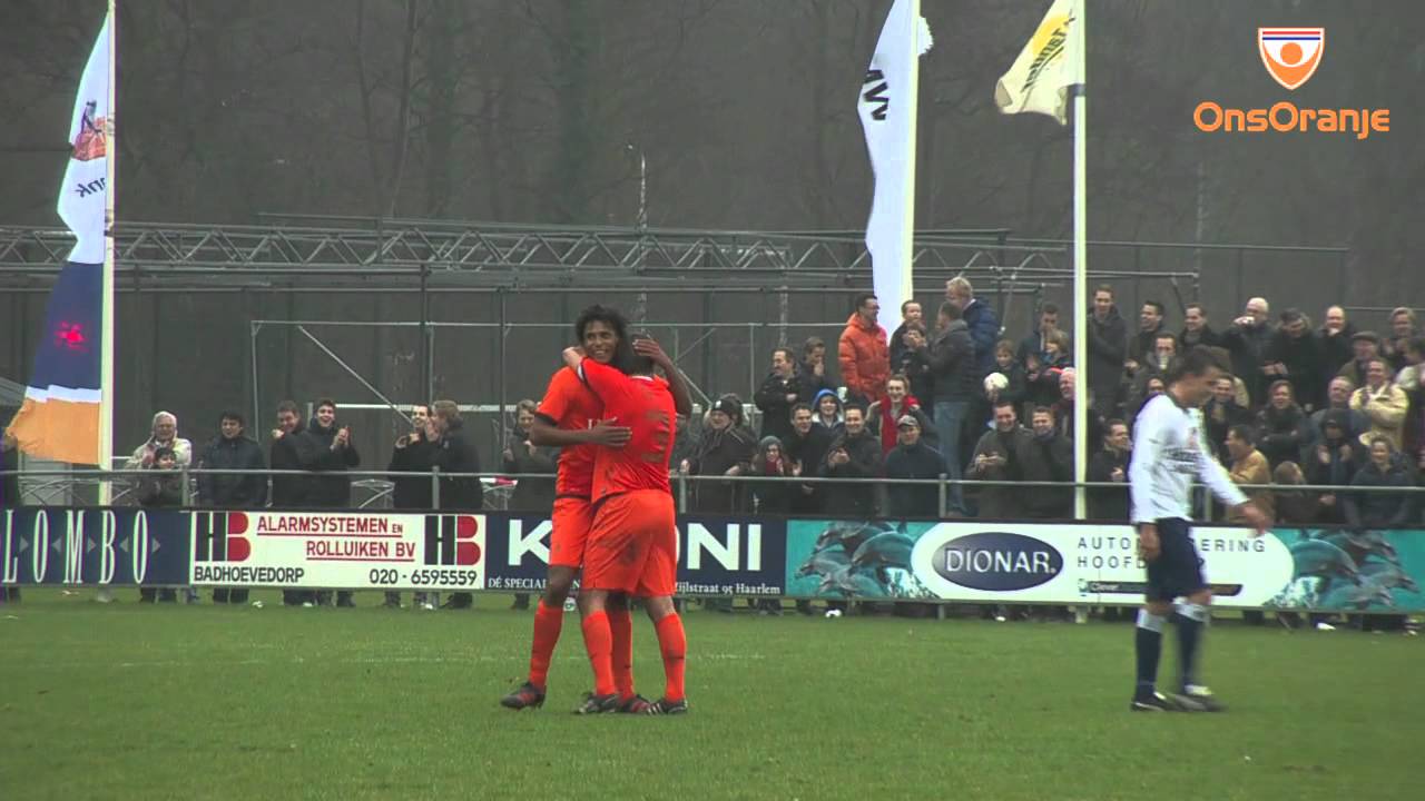 Wereldgoal Pierre van Hooijdonk (43) tegen amateurs HFC