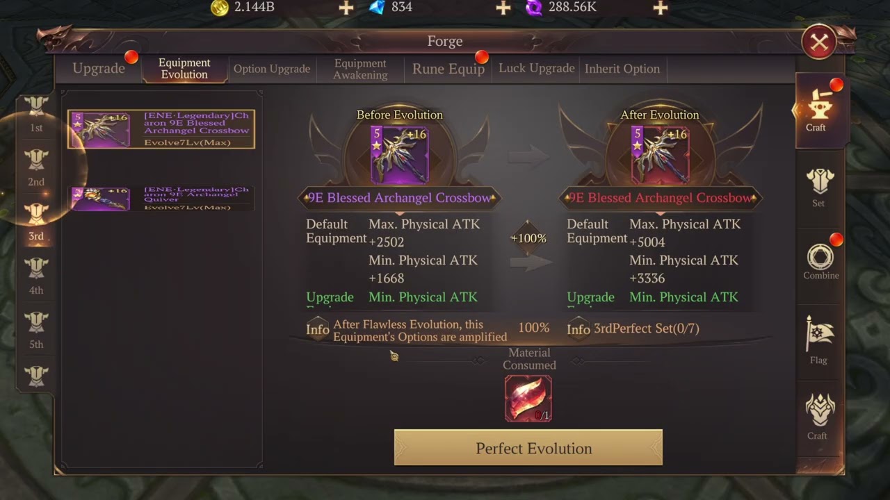 MU DARK EPOCH | ENE ELF PURE ENE GEARS AND FLAWLESS CRYSTALS
