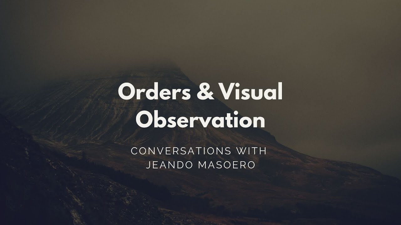 CGC #20: The Orders & Visual Observation - Initial Alexander Technique