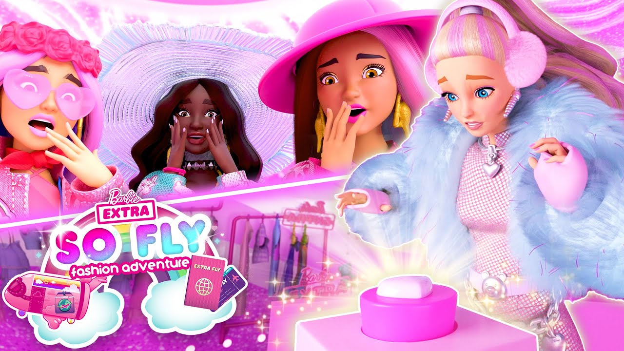 BARBIE CALLS 'CODE PINK' ACROSS THE EXTRAVERSE! | Barbie Extra So Fly Fashion Adventure | Ep. 2