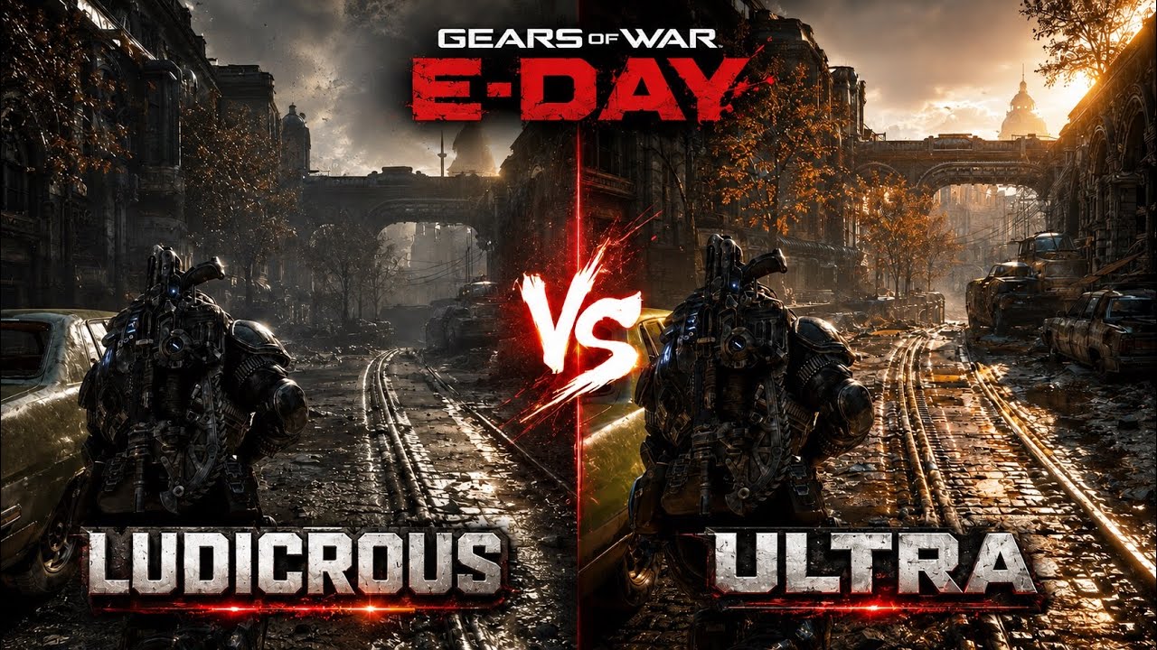 Gears of War: E-Day &ndash; LUDICROUS vs ULTRA Settings | Is the Performance Hit Worth It?