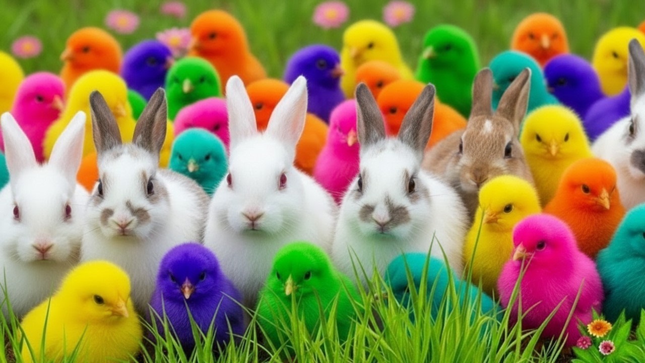 Ayam Lucu Rainbow 😆 Tangkap Hewan Gemes di Halaman