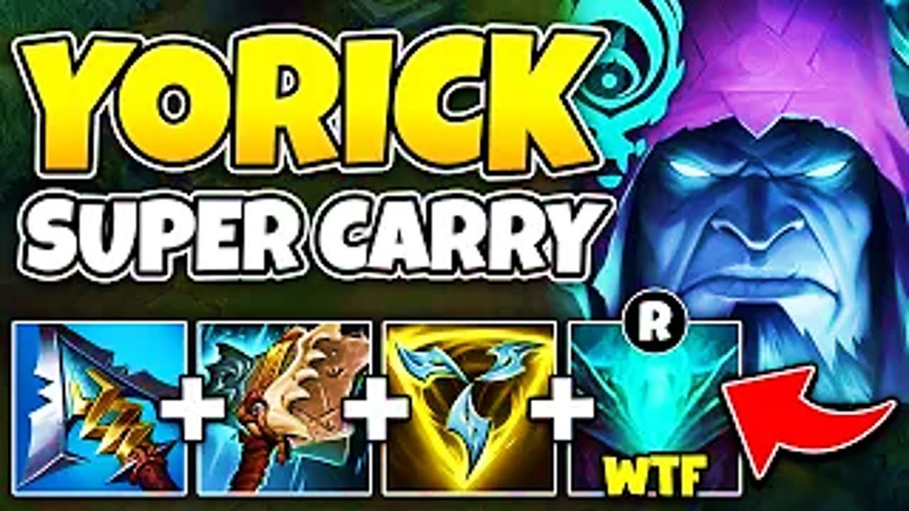 The absolute BEST Yorick build to solo carry games... (UNSTOPPABLE SPLIT PUSH)