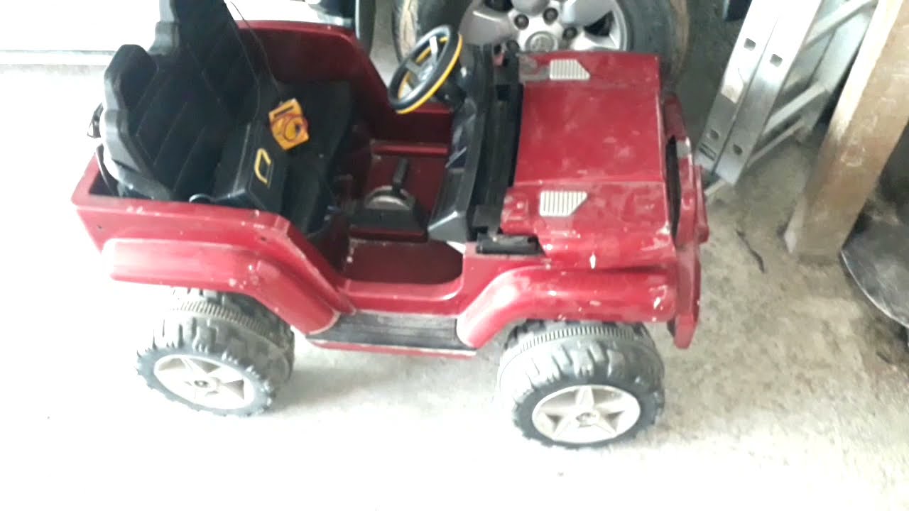 Carro elétrico infantil com bateria de carro de 50 amperes