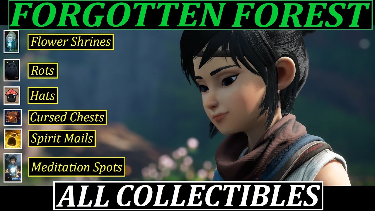 Kena Bridge Of Spirits - Forgotten Forest All collectibles -Tutti collezionabili Foresta Dimenticata