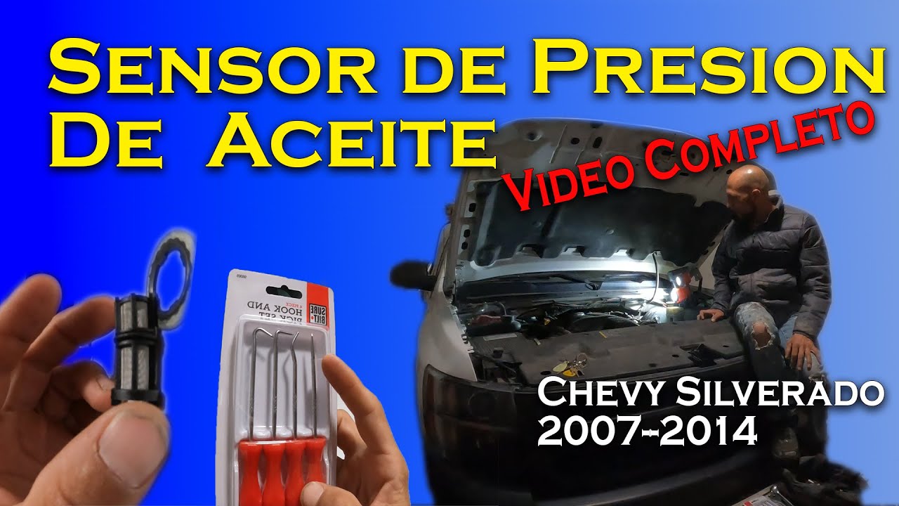 sensor de presion de aceite Chevy Silverado 2007-2014