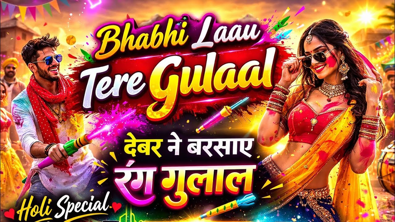 Bhabhi Laau Tere Gulaal 💃🔥 | Holi Special Haryanvi DJ Remix 2026 | Devar Barsaave Rang Gulal