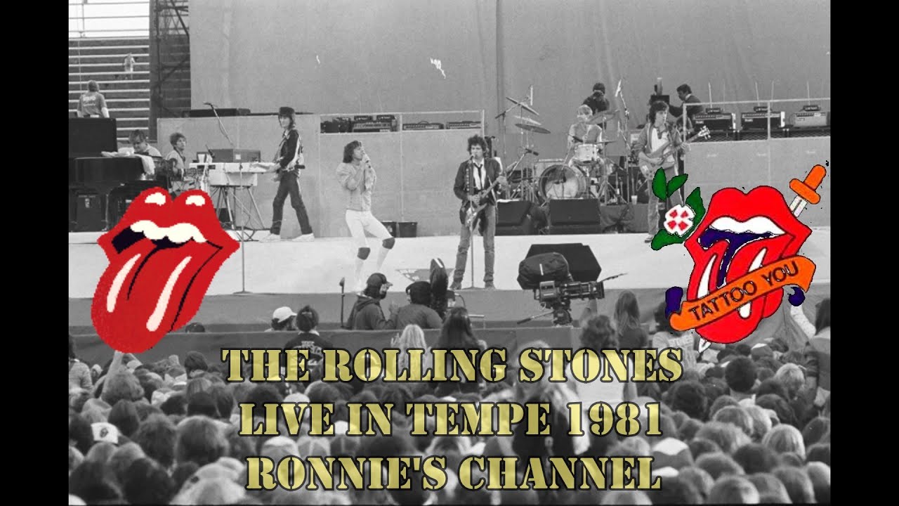 The Rolling Stones - Live in Tempe 1981, december 13th - Ronnie´s channel