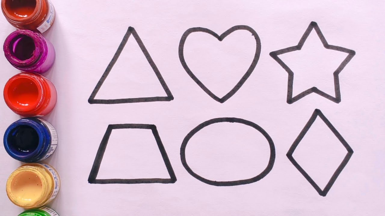 Learn Shapes with Drawing | Fun Preschool Learning Video, part- 170