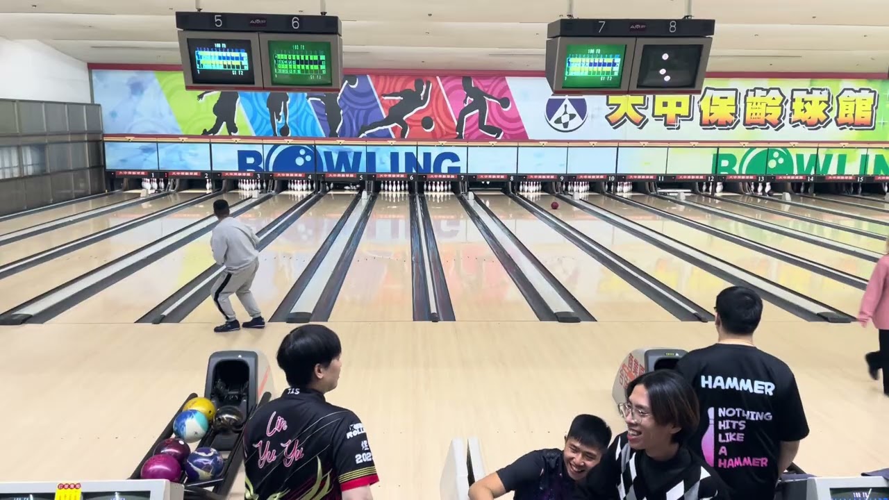 大中暗工教BOWLING TIME2/12第一局