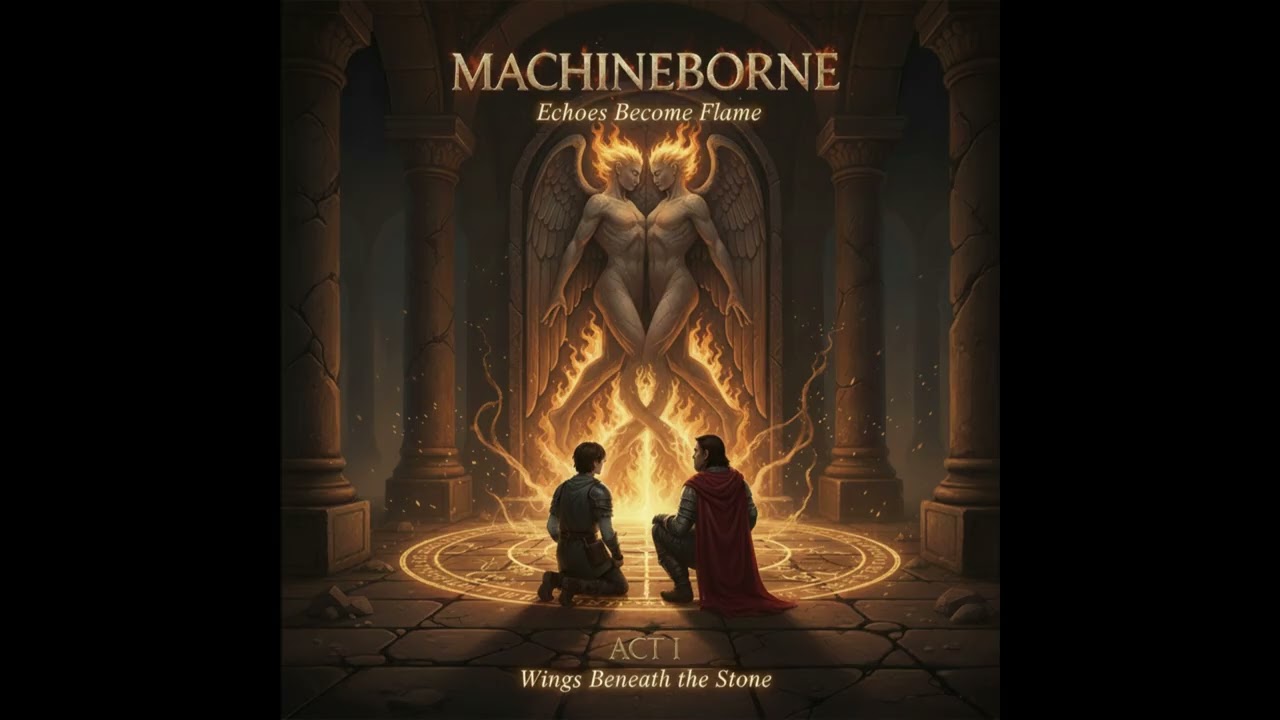 MACHINEBORNE -  Wings Beneath the Stone (EBF 4) - Power Metal Opera [AI]