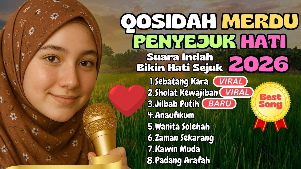 QASIDAH MERDU TERVAFORIT 2026 ❤️ Musik Gambus Islami Syahdu Penyejuk Jiwa & Penentram Hati