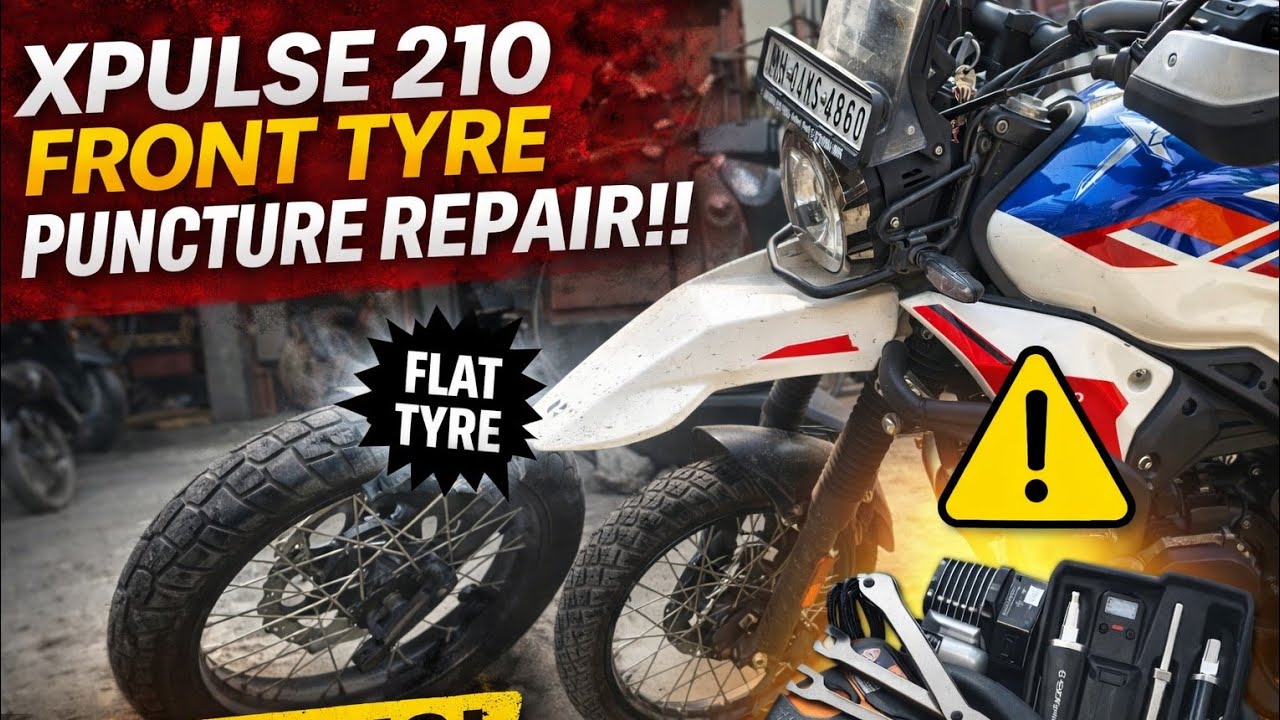 Xpulse 210 Owners Watch This! Front Tyre Puncture Reality Check | Must Watch Before You Ride