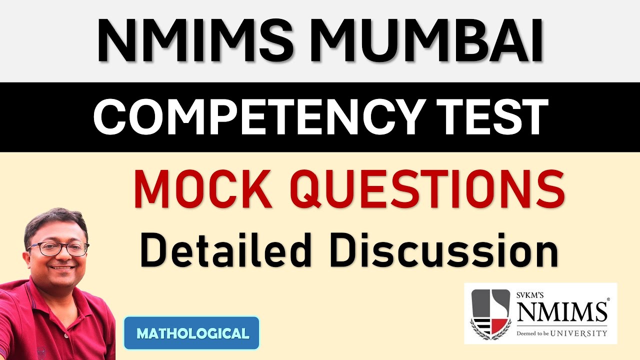 NMIMS Mock Competency Test || Detailed Discussion of Mock Questions & Pattern of Test | NMCT 2025