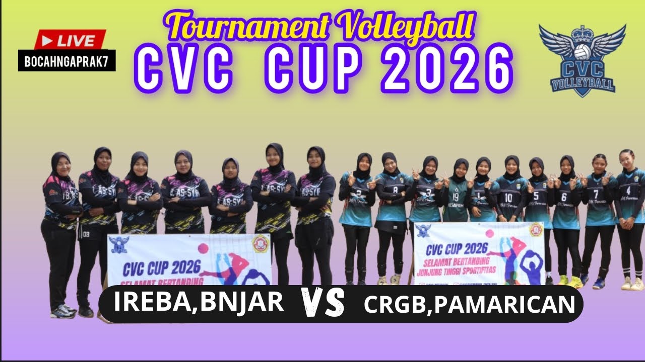 LIVE,!! CRGB VS IREBA #volly # tarkam #pangandaran #cvc