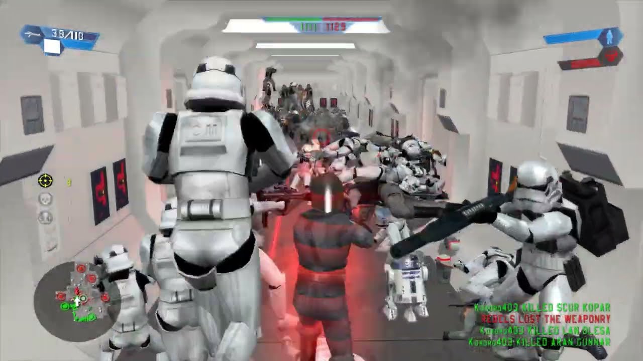 Star Wars Battlefront (2004) - Tantive IV: Interior but it's 200v200 gameplay Empire