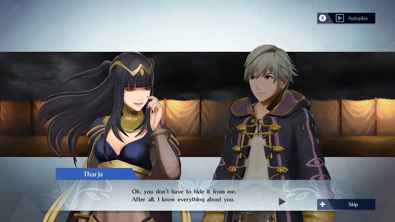 Fire Emblem Warriors - Tharja & Robin (M/F) Support Conversation