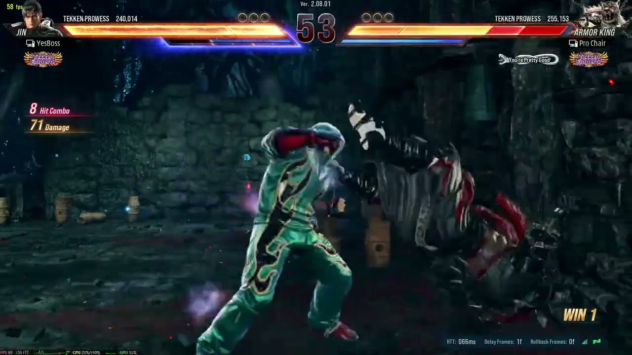 JIN vs ARMOR KING | Tekken 8 Rank Season 2 ( ULTRA GRAPHICS )