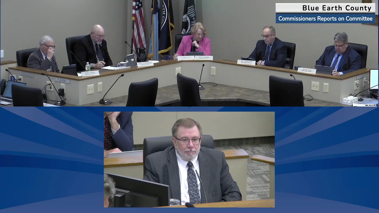 The Blue Earth County Board of Commissioners Meeting for January 6, 2026