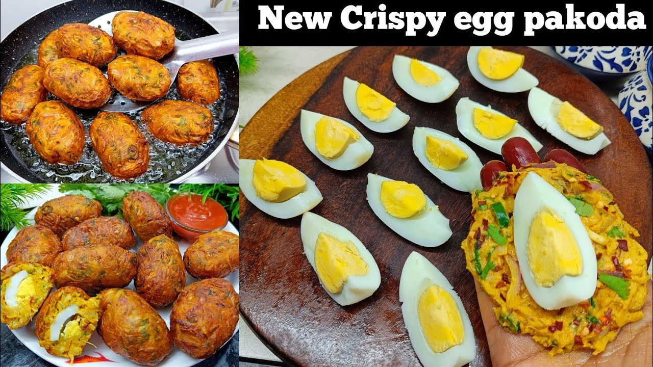 New Crispy Egg Pakoda Recipe | Anda Pakoda Recipe | Onion Egg Pakoda Recipe | Pakora Recipe 