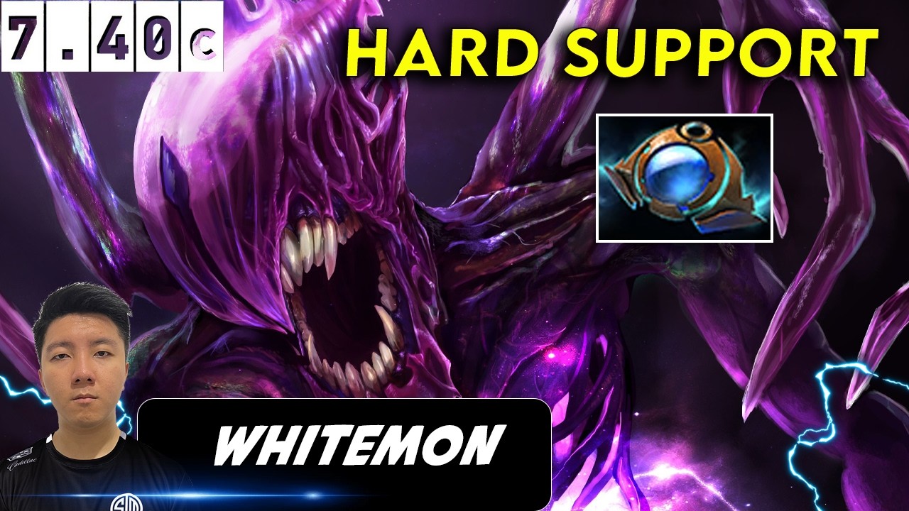 Whitemon Bane Hard Support - Dota 2 Patch 7.40c Pro Player Full gameplay