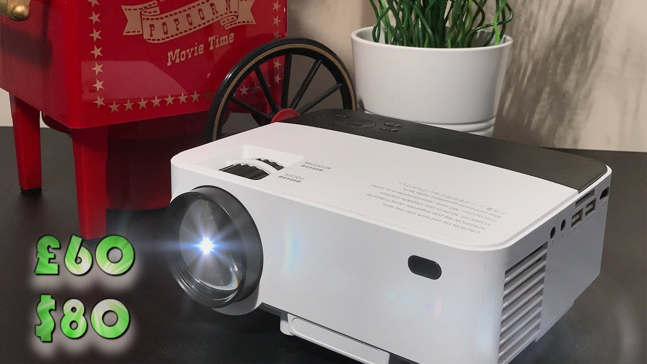 GREAT Budget Mini LED Projector - Abdtech 1500 Lumens
