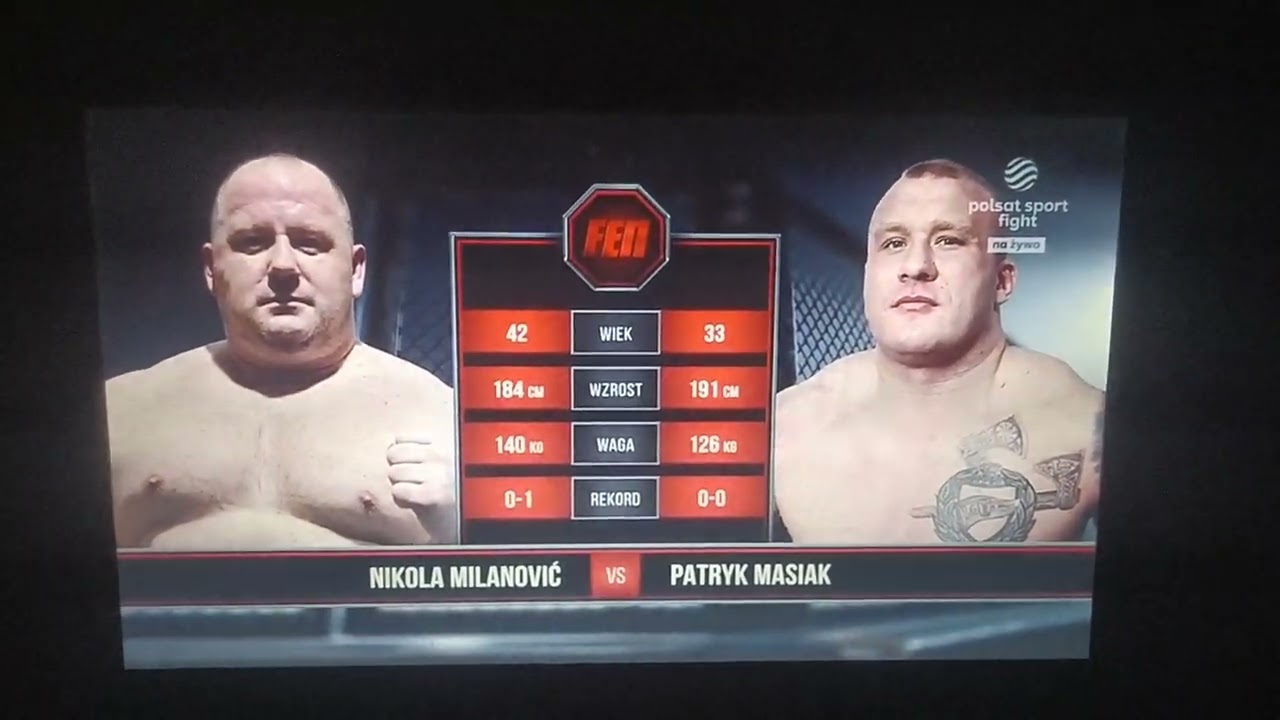 Wielki Bu vs Nikola Milanowic.Cała walka.
