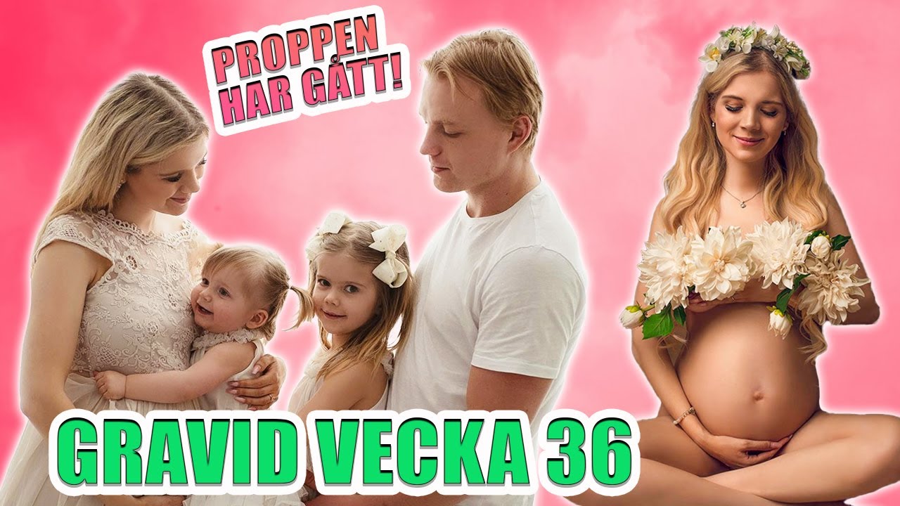 Gravid vecka 36 Packar BB väskan