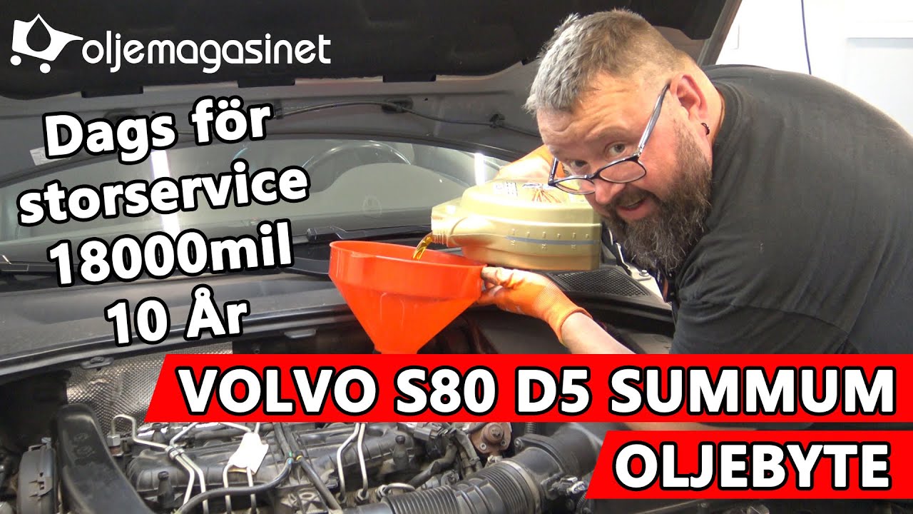 Volvo S80 - Oljebyte