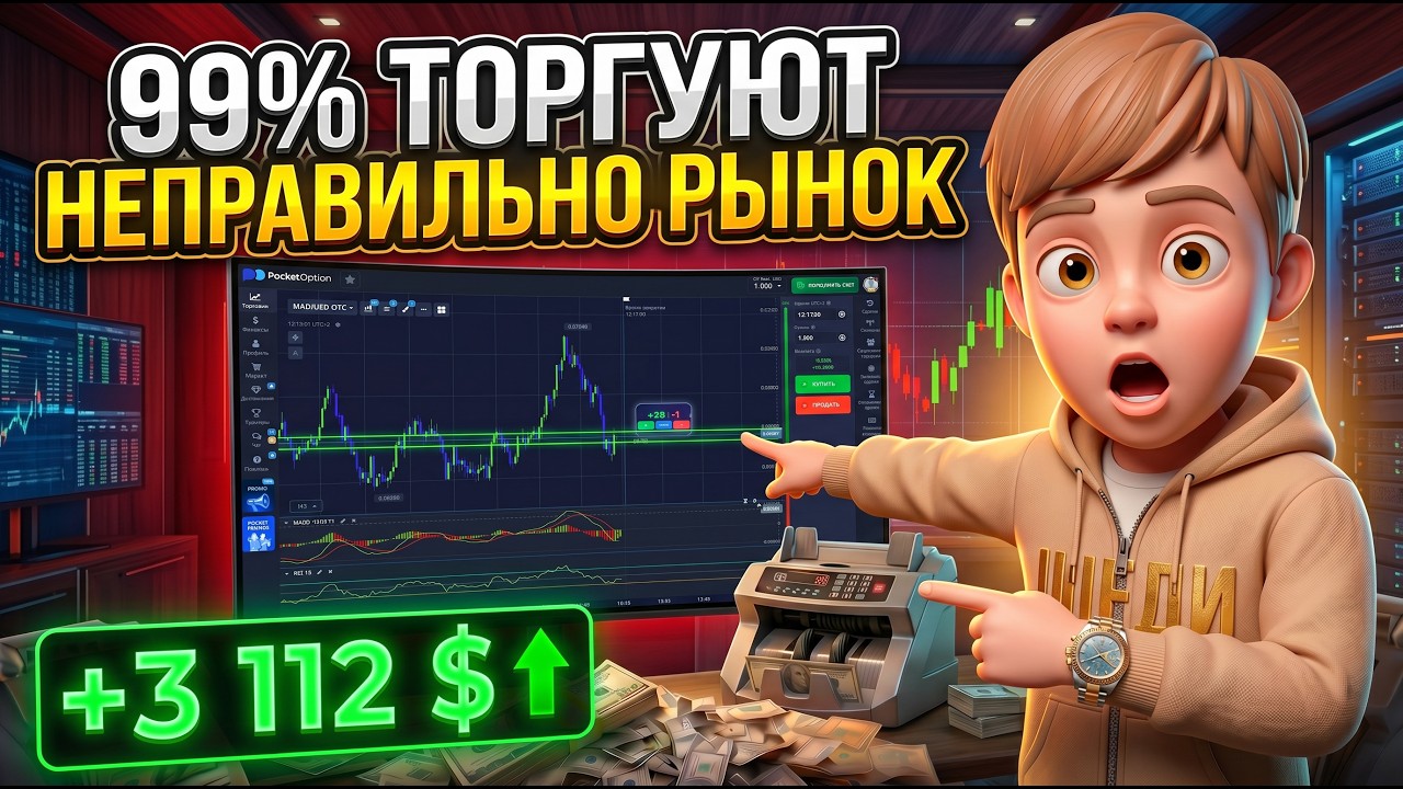МОЯ СИСТЕМА &mdash; ВСЕГО 4 СДЕЛКИ В ДЕНЬ И $3000 в месяц | Результат Меня Удивил На Pocket Option