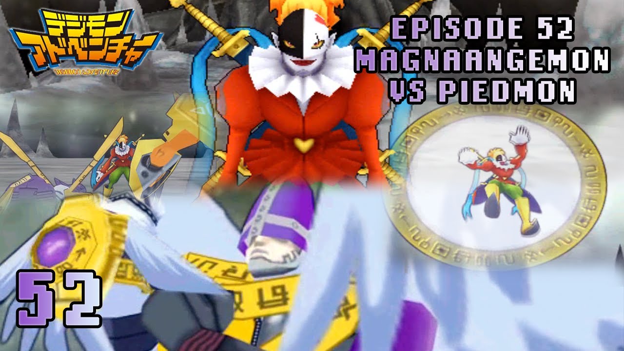 Digimon Adventure PSP - Walkthrough Episode 52 ~ MagnaAngemon/HolyAngemon vs Piedmon