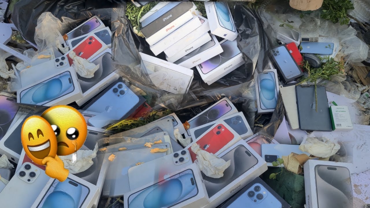 Great Lucky     i Found Many Broken Phone and More from Garbage Dumps
