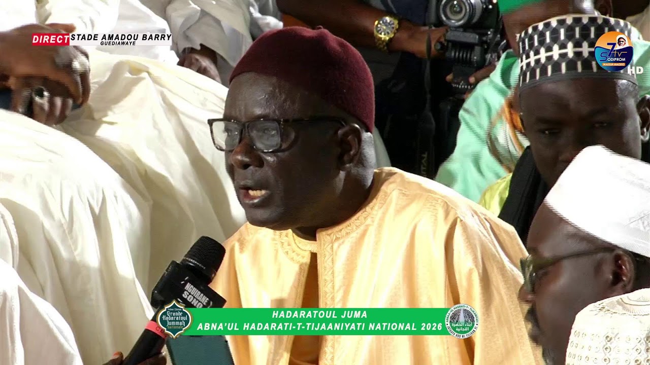 DIRECT STADE AMADOU BARRY : HADARATOUL JUMA NATIONAL  ABNA'UL HADARATI -T-TJANIYATY EDITION 2026