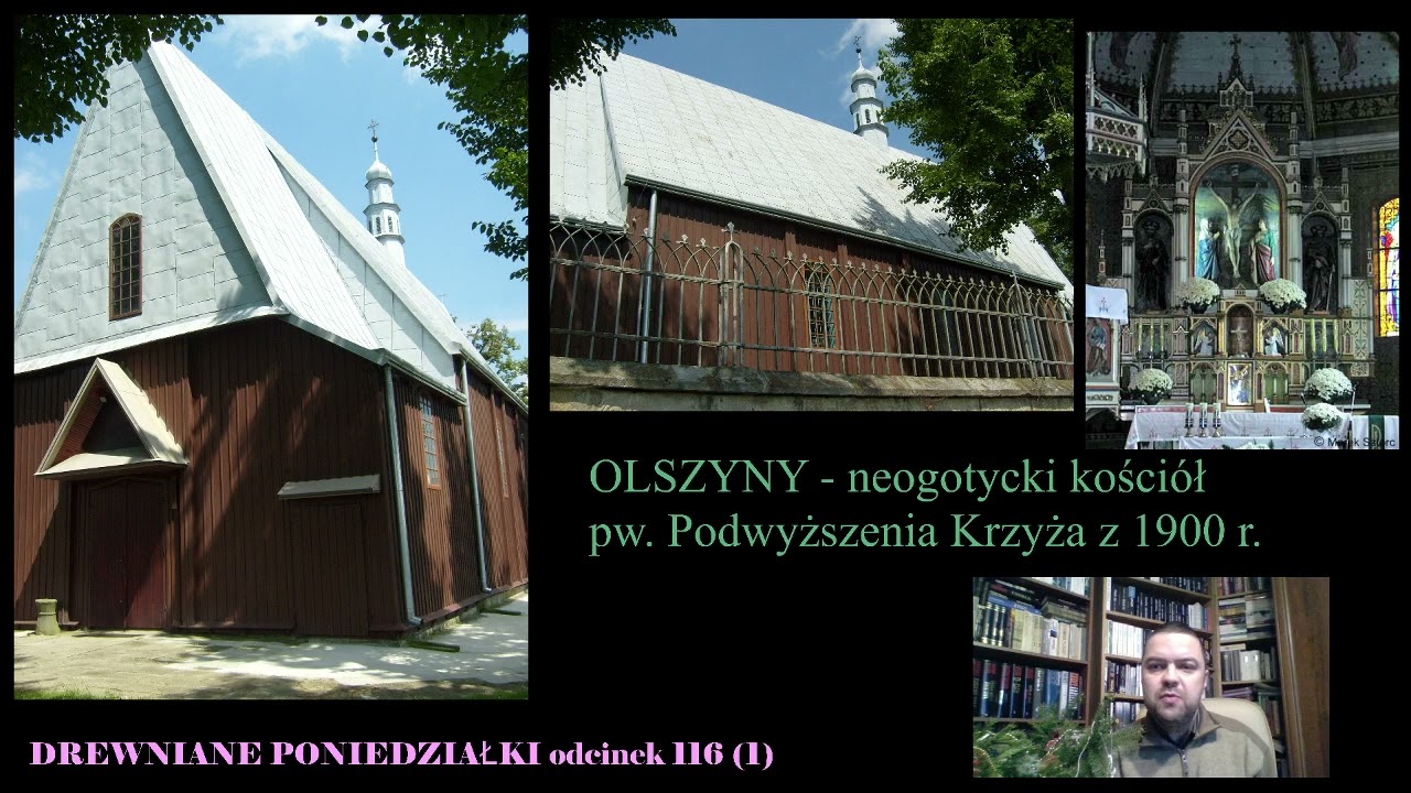 OLSZYNY - kościół pw. Podwyższenia Krzyża z 1900 r.