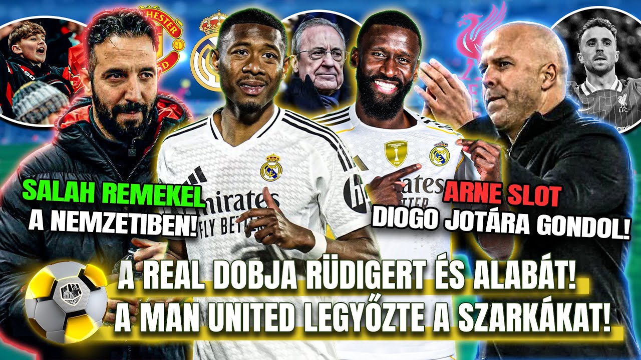 A Real Madrid INGYEN adja Alab&aacute;t &eacute;s R&uuml;digert! 😮 A Man United m&aacute;r a TOP 5-ben! Slot Jot&aacute;ra gondol!
